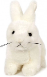 Plush white bunny 15 cm