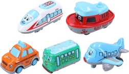 Metalen voertuig 6 cm met terugtrekmotor