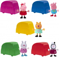 Peppa Pig – autootje met verrassing en figuurtje