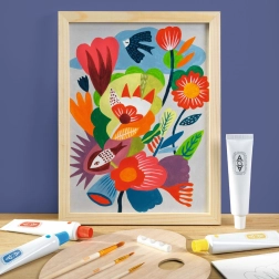 DJECO Atelier Art Set – paint-by-template