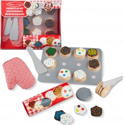 Houten bak- en versierset MELISSA & DOUG Slice & Bake, 29 stuks