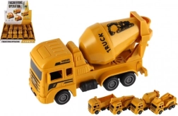 kunststof bouwvoertuig 12 cm met terugtrekfunctie