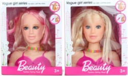 Kop om te stylen blondine met accessoires