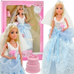 Woopie LILY fashion doll bride with cake