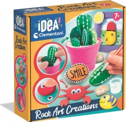Clementoni Idea creatieve set voor het versieren van stenen