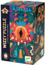 Metallic puzzel Monster Party 50 stukjes