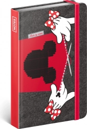 Gelijnd notitieboek Minnie Mouse 11 × 16 cm, 172 pagina’s