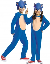 kids' costume SONIC the Hedgehog with mask 109–126 cm (4–6 years)