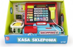 Kassa met scanner en weegschaal