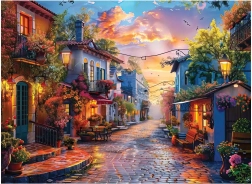 Puzzle Quiet Street 1000 Pieces ANATOLIAN