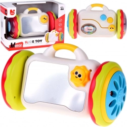 Schattige rollende spiegel – interactieve educatieve speelgoed 12m+