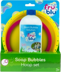 FRU BLU set ring voor zeepbellen + oplossing 0,4 l