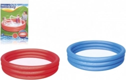 Rood opblaasbaar kinderzwembad 152x30 cm Bestway met reparatiepatch