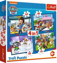 Puzzel 4-in-1 Paw Patrol – Hondenverhalen