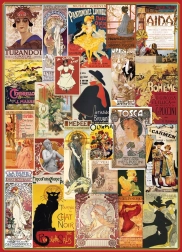 Puzzle Vintage Posters from Opera and Theatre 1000 Pieces EUROGRAPHICS