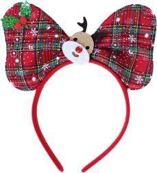 Kerst hoofdband Rendier en Strik