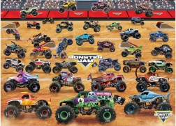 EUROGRAPHICS Monster Jam Puzzle – truck lineup, 1000 pieces