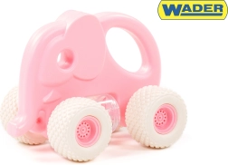 Vrolijke Olifanten Autobus voor Peuters - Roze