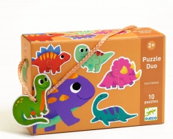 Puzzel Duo Dinosauriërs