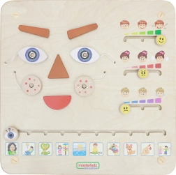 Masterkidz Wall Educational Board How Do You Feel? Montessori Emotion Learning
