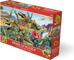 3D puzzle dinosaurs 100 pieces