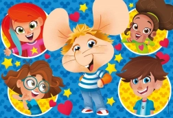 Clementoni puzzel Muis Gigio MAXI 24 stukjes