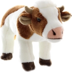 Plush cow with sound 25 cm eco-friendly