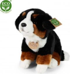 plush Bernese Mountain Dog 25 cm – RAPPA (eco‑friendly)