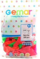 Fluorescerende ballonnen 100 stuks