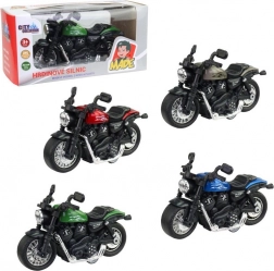 Metalen motor met terugtrekmechanisme 10,5 cm