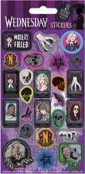 Autocollants réutilisables Wednesday