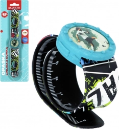 Blauw siliconen horloge-liniaal voor kinderen