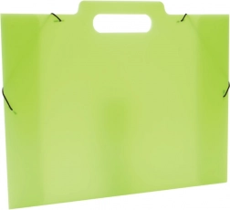 Drievoudige map voor A3‑tekeningen Opaline Frosty groen