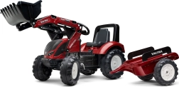 Kids’ pedal tractor VALTRA with front loader and detachable trailer from 3 years