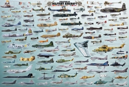 EUROGRAPHICS puzzel militaire vliegtuigen 2000 stukjes