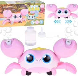 Cute rechargeable bubble crab with drive and lights