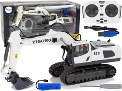 Pelle excavatrice à chenilles RC 2,4 GHz avec télécommande