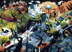 Puzzle HEYE Movie Masters : films de Tim Burton 1000 pièces