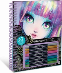 nebulous stars coloriages à pages noires isadora