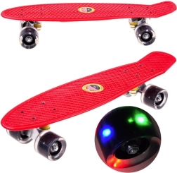 Skateboard Fiszka met LED wielen