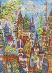 HEYE Puzzle Red Arches: Magical Village 1000 Pieces