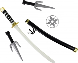 Ninja set met messen en werpsterren