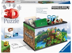 Ravensburger 3D Puzzle MINECRAFT Storage Chest (108 pieces)