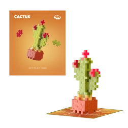 Plus-Plus Flowers Cactus – creative building set