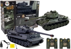 Ensemble de 2 chars RC 1:28 T-34 et TIGER 103
