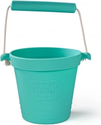 Siliconen strandemmertje BIGJIGS TOYS – turquoise
