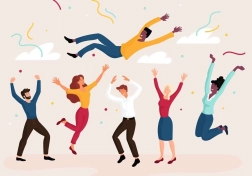 Puzzle Moment: Party People van Ravensburger, 300 stukjes