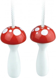 Springtouw in de vorm van een vliegenzwam van Vilac