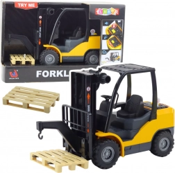 Kids’ forklift with lights and sounds, yellow