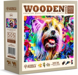 Houten puzzel Pop Art Yorkshire Terrier van Wooden City